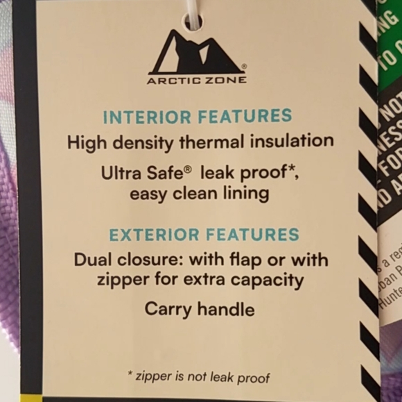 Arctic Zone Lunch Bag with Thermal Insulation / Rainbow - Picture 3 of 9